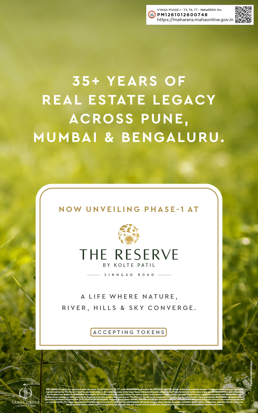 The Reserve by Kolte Patil — Sinhgad Road, Pune — facade view